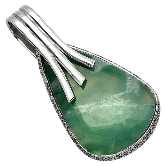 Natural Green Lace Agate Pendant P-1167 SDP147424