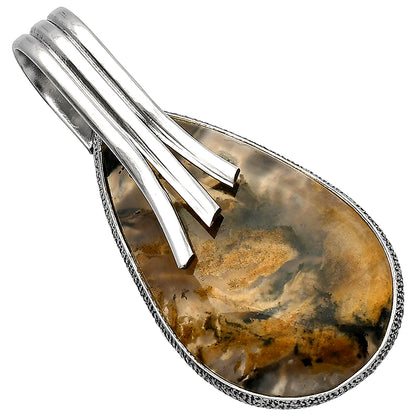 Natural Rose Plume Agate Pendant P-1167 SDP147452