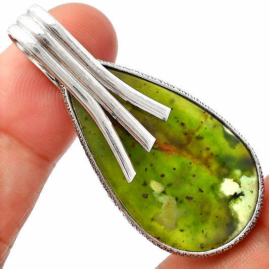 Natural Chrome Chalcedony Pendant P-1167 SDP147461