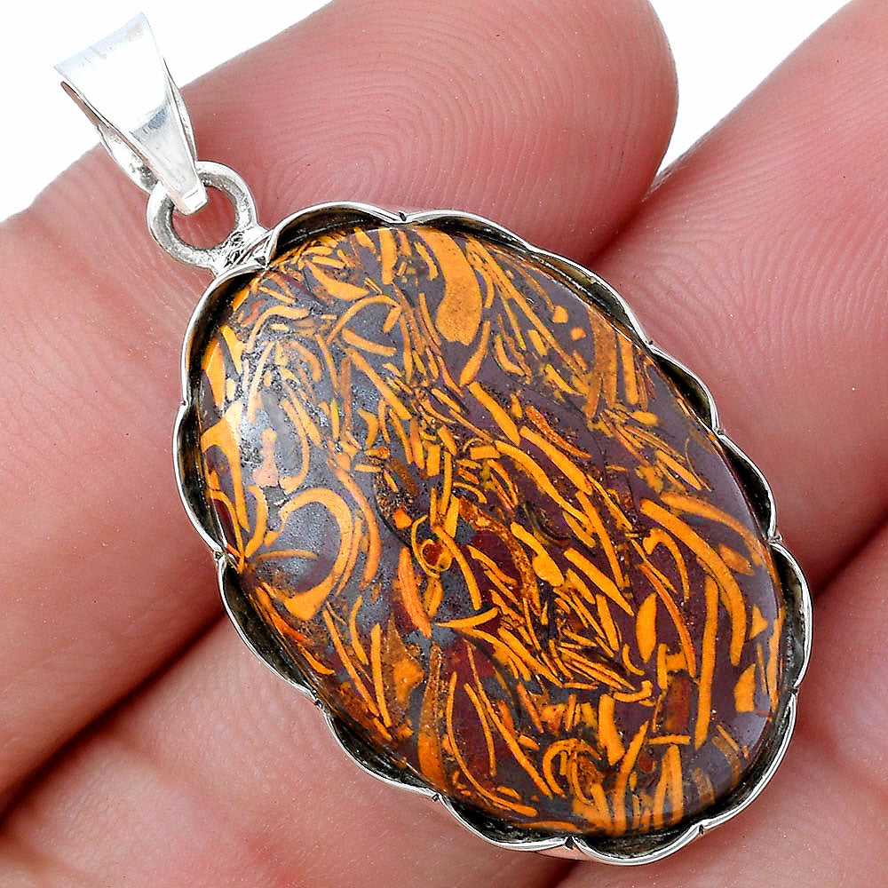 Coquina Fossil Jasper - India Pendant P-1555 SDP147701