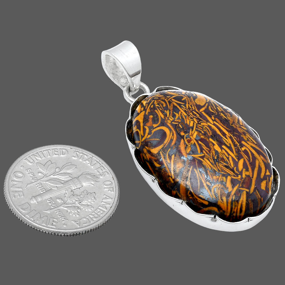 Coquina Fossil Jasper - India Pendant P-1555 SDP147701