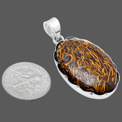 Coquina Fossil Jasper - India Pendant P-1555 SDP147701