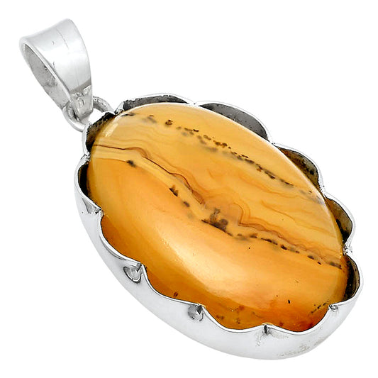 Natural Montana Agate - USA Pendant P-1555 SDP147713
