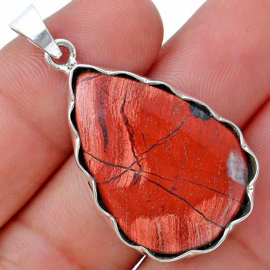 Natural Snake Skin Jasper Pendant P-1555 SDP147719