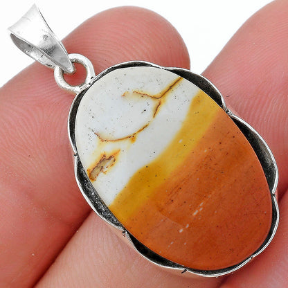 Natural Red Mookaite Pendant P-1555 SDP147723