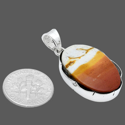 Natural Red Mookaite Pendant P-1555 SDP147723