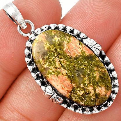 Natural Unakite Pendant P-1730 SDP147900