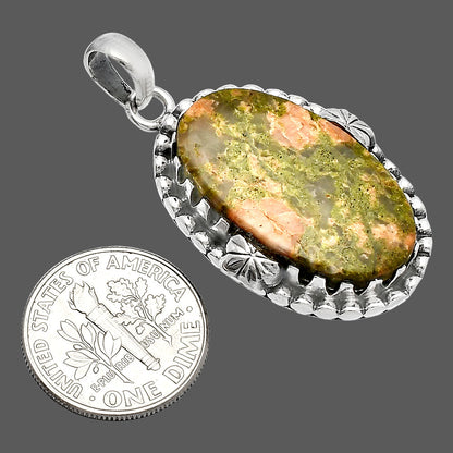Natural Unakite Pendant P-1730 SDP147900