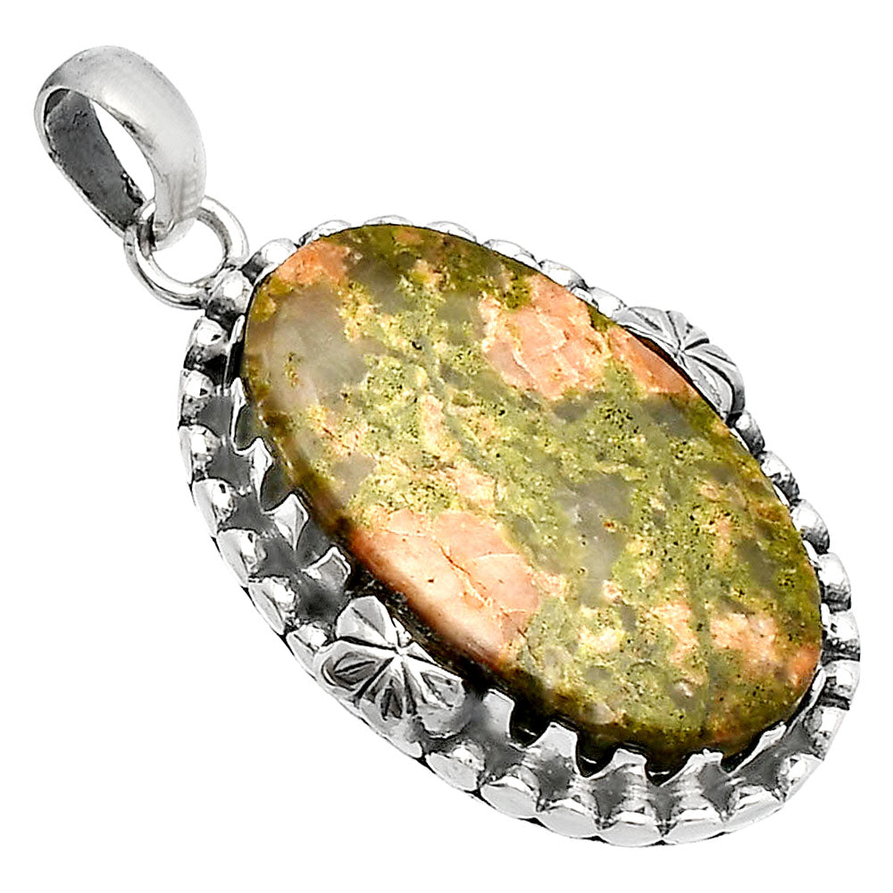Natural Unakite Pendant P-1730 SDP147900