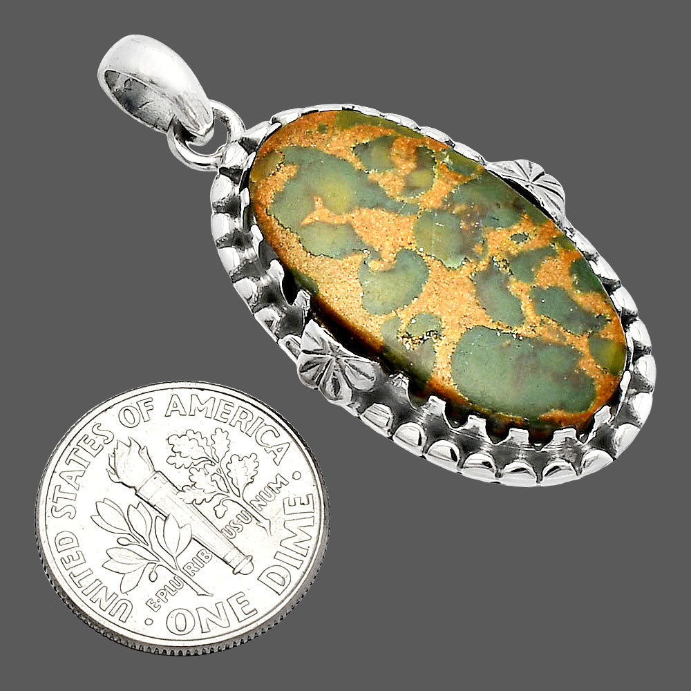 Natural Bamboo Jasper Pendant P-1730 SDP147912