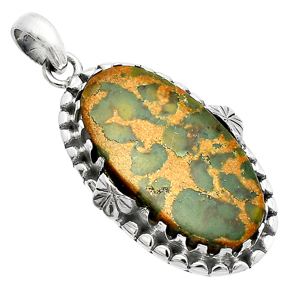 Natural Bamboo Jasper Pendant P-1730 SDP147912