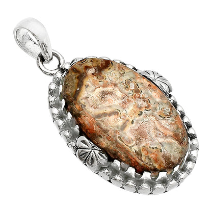 Natural Leopard Skin Jasper Pendant P-1730 SDP147915
