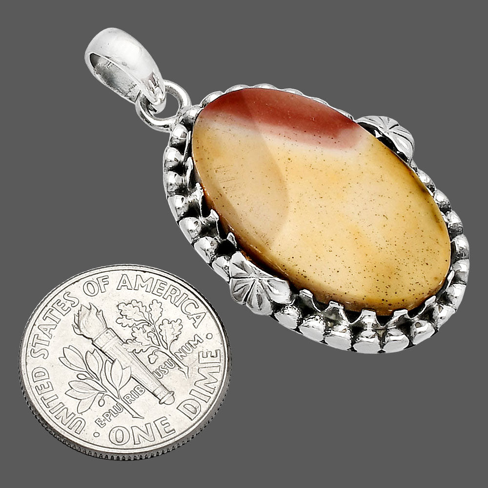 Natural Red Mookaite Pendant P-1730 SDP147932