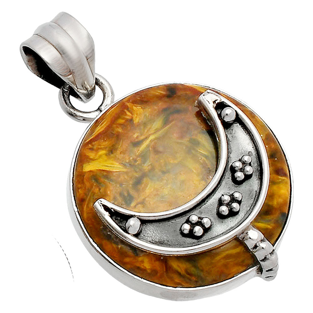 Crescent Moon - Pietersite - Namibia Pendant P-1719 SDP148008