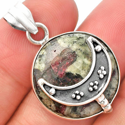 Crescent Moon - Russian Eudialyte Pendant P-1719 SDP148009