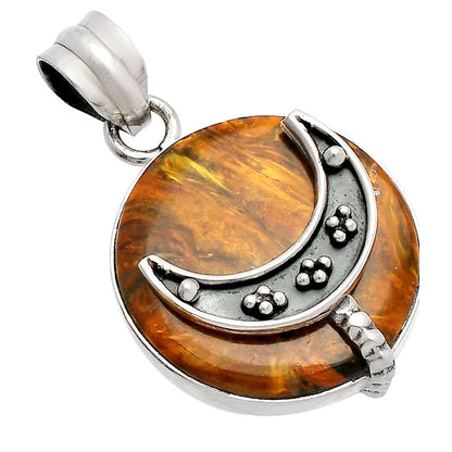 Crescent Moon - Pietersite - Namibia Pendant P-1719 SDP148013