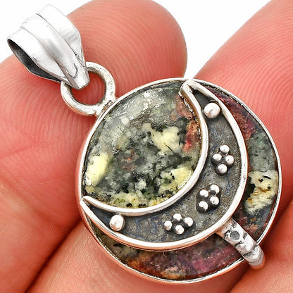 Crescent Moon - Russian Eudialyte Pendant P-1719 SDP148014