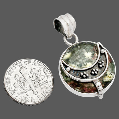 Crescent Moon - Russian Eudialyte Pendant P-1719 SDP148014