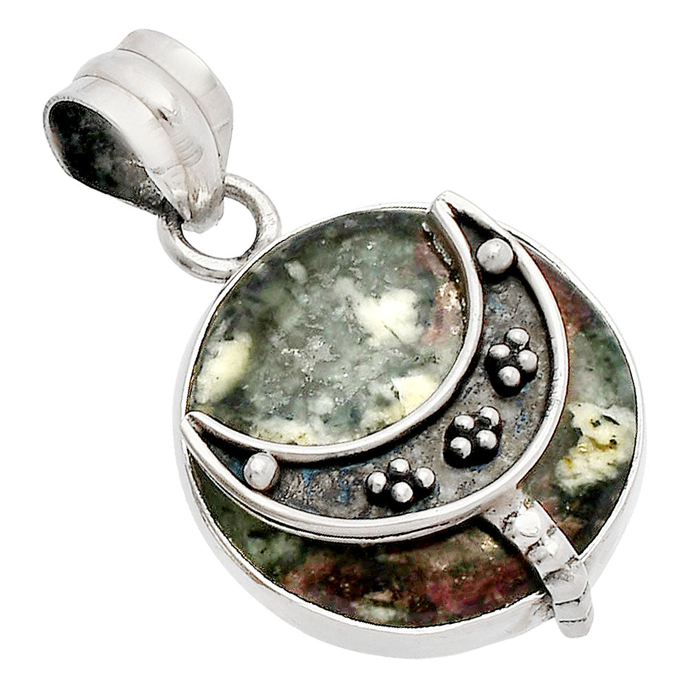 Crescent Moon - Russian Eudialyte Pendant P-1719 SDP148014