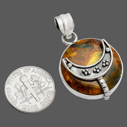 Crescent Moon - Pietersite - Namibia Pendant P-1719 SDP148021