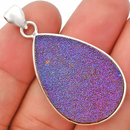 Titanium Druzy Pendant P-1001 SDP148153