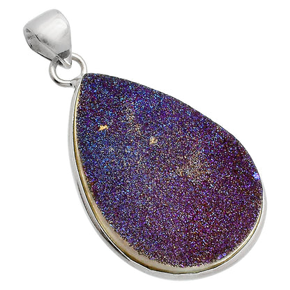 Titanium Druzy Pendant P-1001 SDP148153