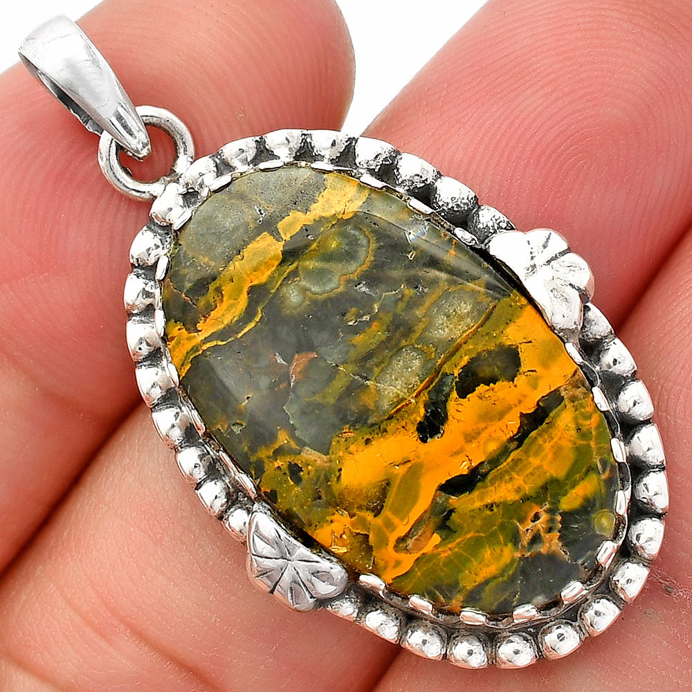 Natural Ocean Jasper - Madagascar Pendant P-1730 SDP148195