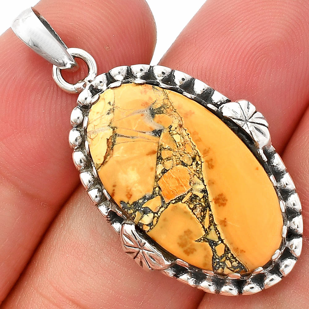 Natural Maligano Jasper - Indonesia Pendant P-1730 SDP148199