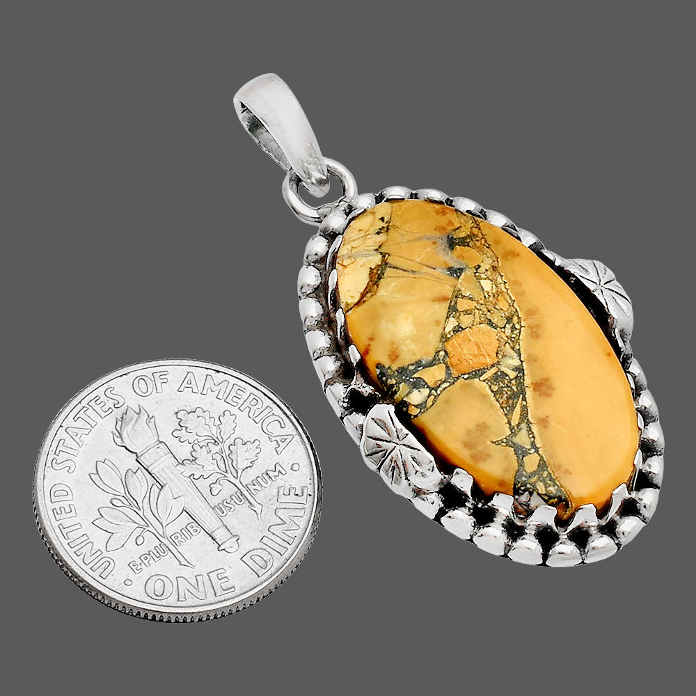 Natural Maligano Jasper - Indonesia Pendant P-1730 SDP148199