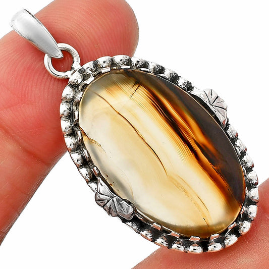Natural Montana Agate - USA Pendant P-1730 SDP148210