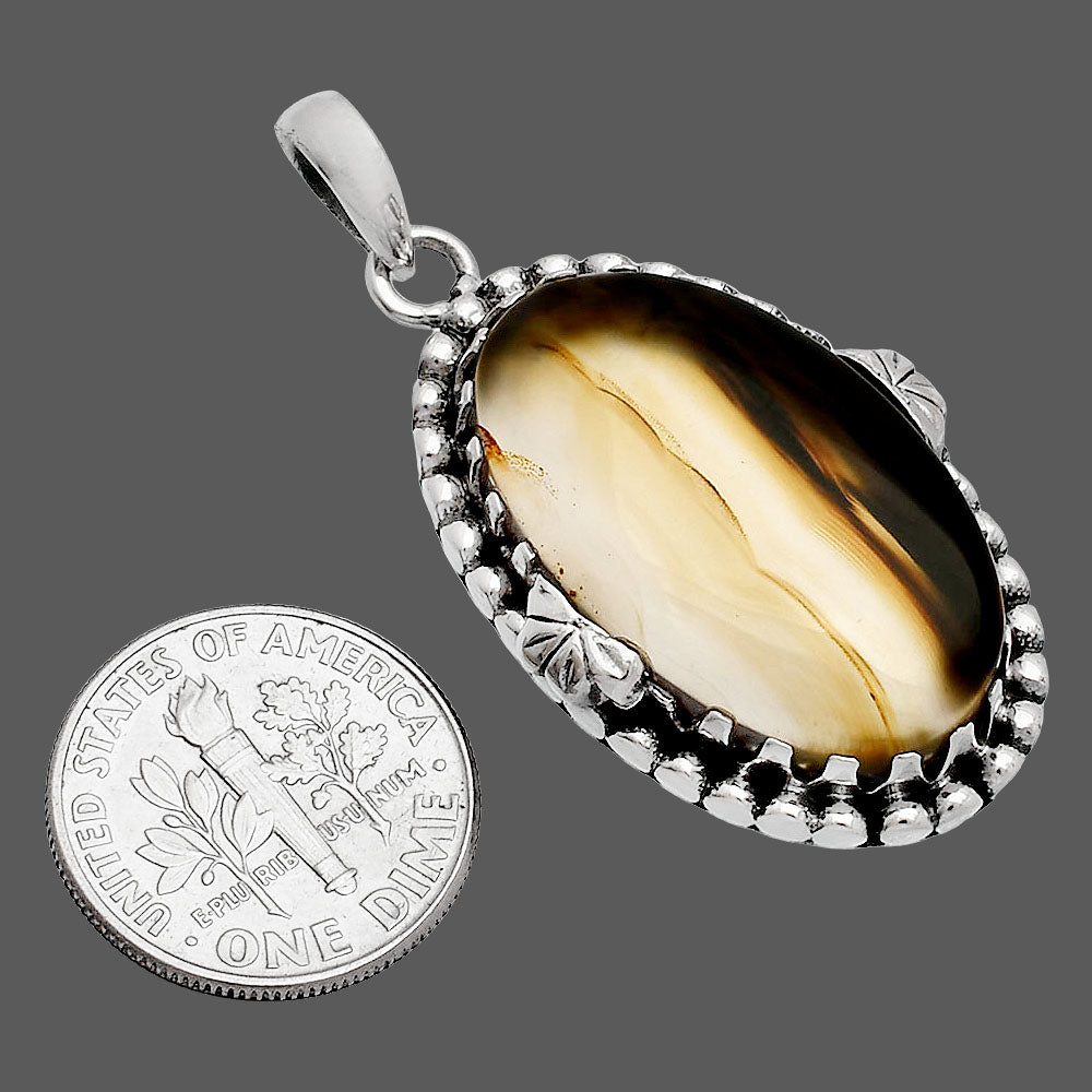 Natural Montana Agate - USA Pendant P-1730 SDP148210