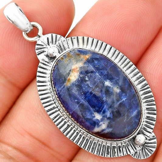 Natural Sodalite Pendant P-1732 SDP148250