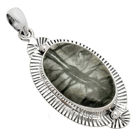 Natural Picasso Jasper Pendant P-1732 SDP148257