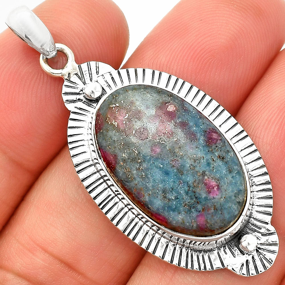 Natural Ruby In Kyanite Pendant P-1732 SDP148271
