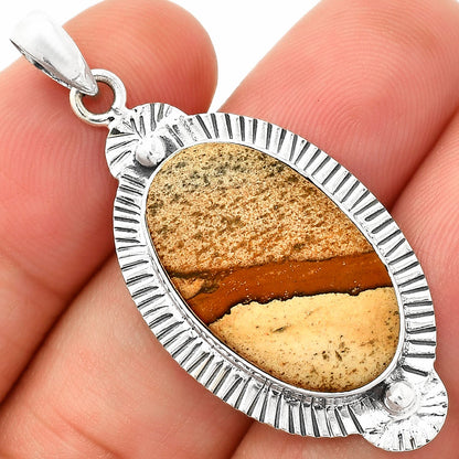 Natural Picture Jasper Pendant P-1732 SDP148275