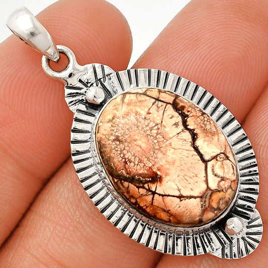 Natural Mexican Bird Eye Pendant P-1732 SDP148281