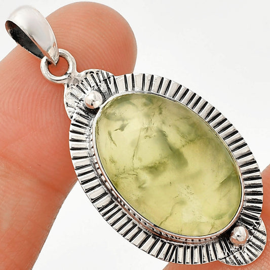 Natural Prehnite Pendant P-1732 SDP148298