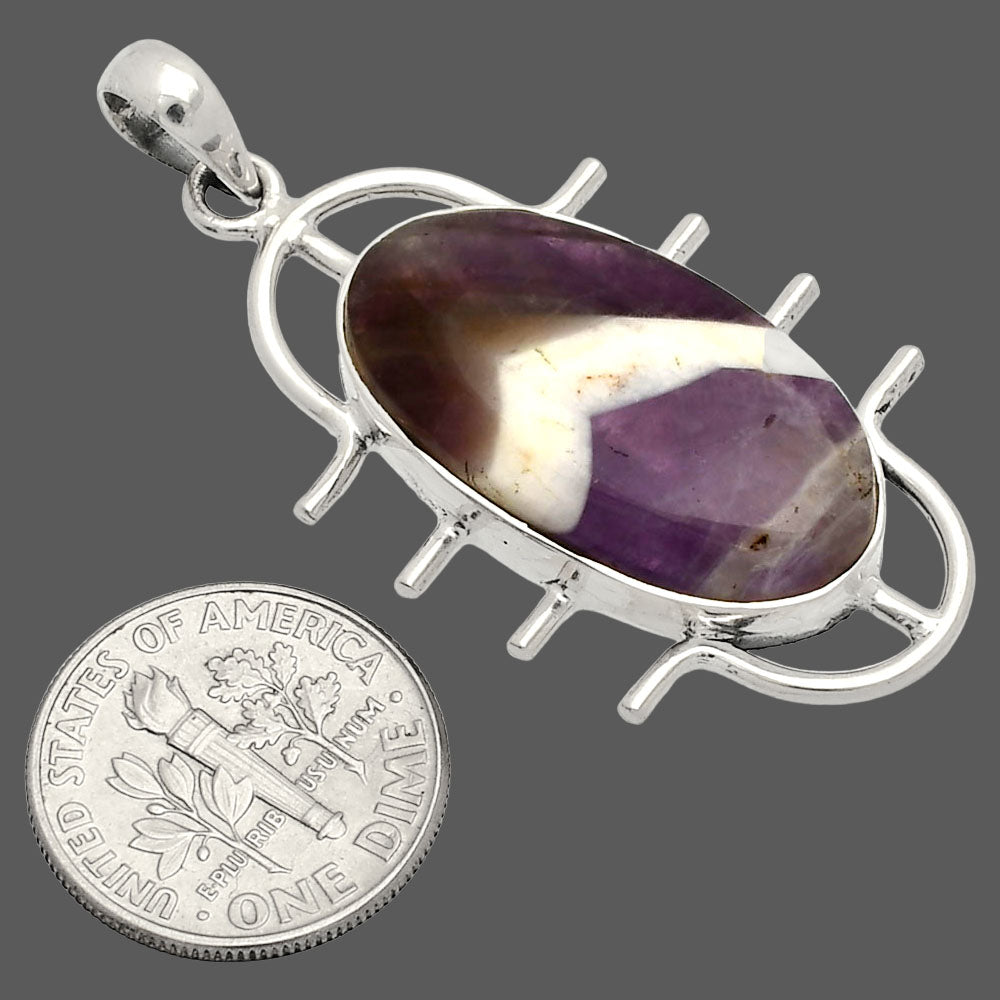 Natural Chevron Amethyst Pendant P-1271 SDP148312