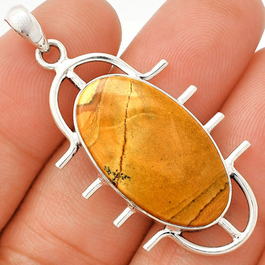 Natural Picture Jasper Pendant P-1271 SDP148321