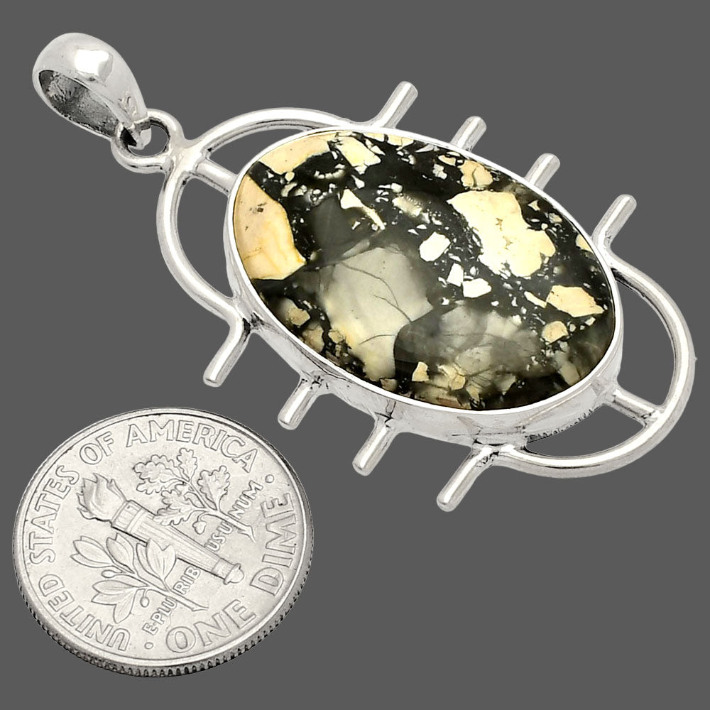 Natural Maligano Jasper - Indonesia Pendant P-1271 SDP148323