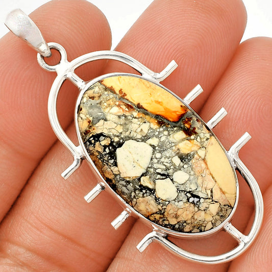 Natural Maligano Jasper - Indonesia Pendant P-1271 SDP148325
