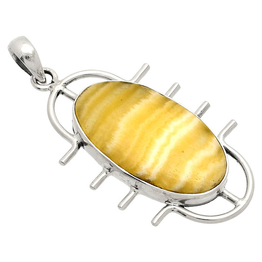 Natural Honey Aragonite Pendant P-1271 SDP148326