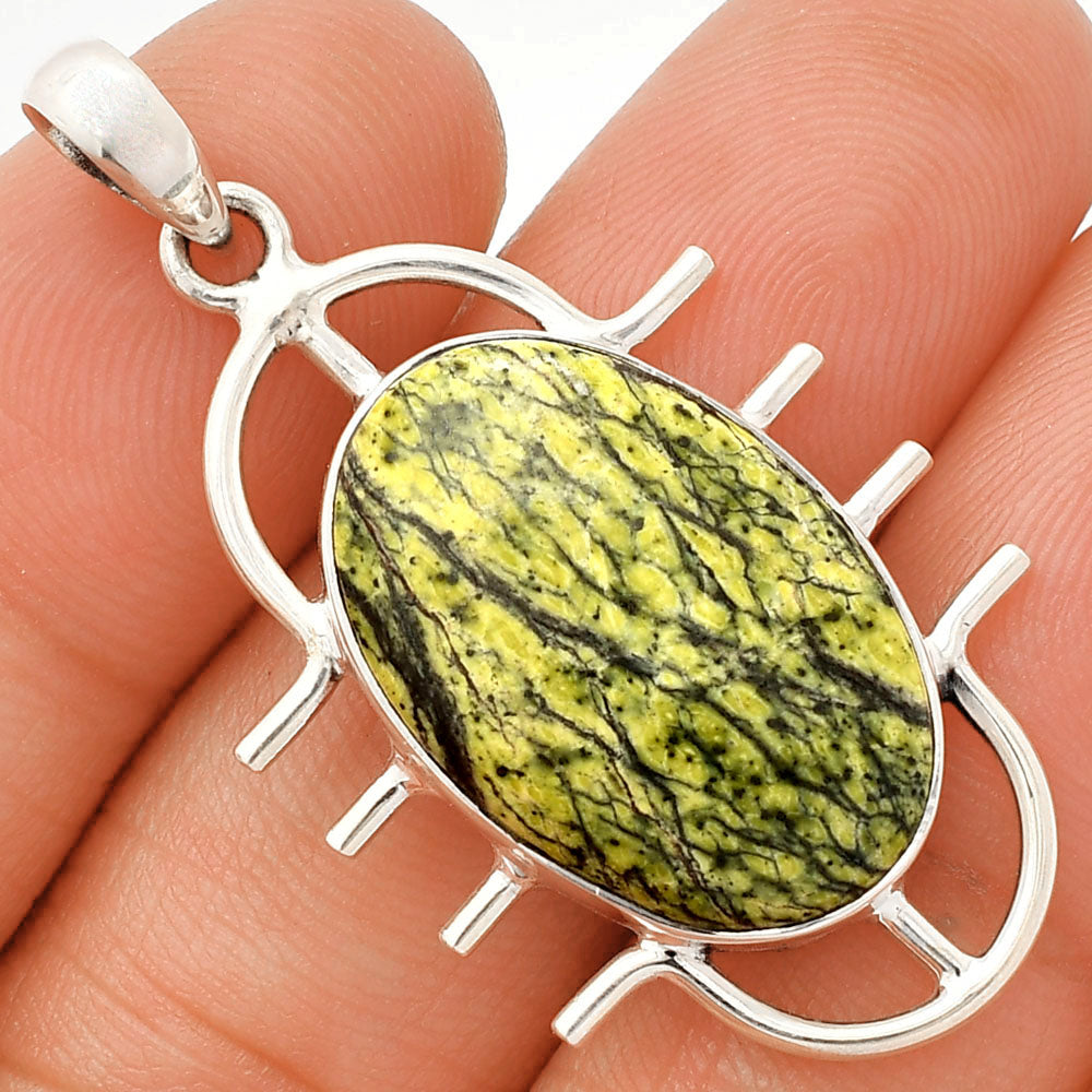 Natural Chrysotile Pendant P-1271 SDP148328