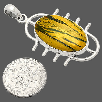 Natural Cyber Web Chrysocolla Stone Pendant P-1271 SDP148330