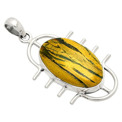 Natural Cyber Web Chrysocolla Stone Pendant P-1271 SDP148330