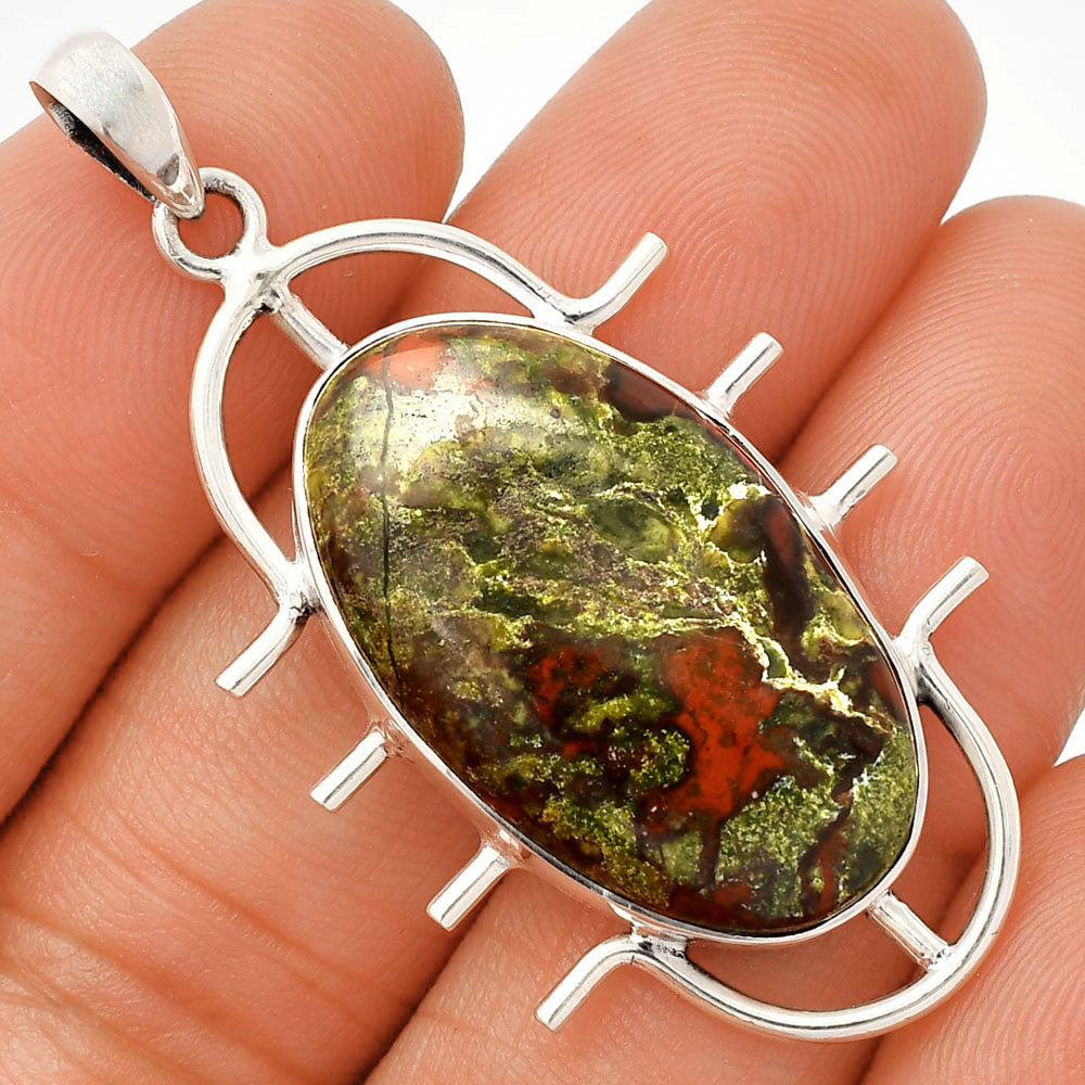 Dragon Blood Stone - South Africa Pendant P-1271 SDP148336