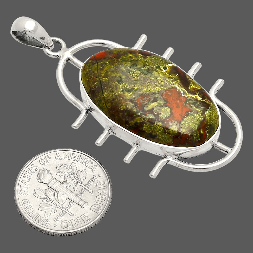 Dragon Blood Stone - South Africa Pendant P-1271 SDP148336