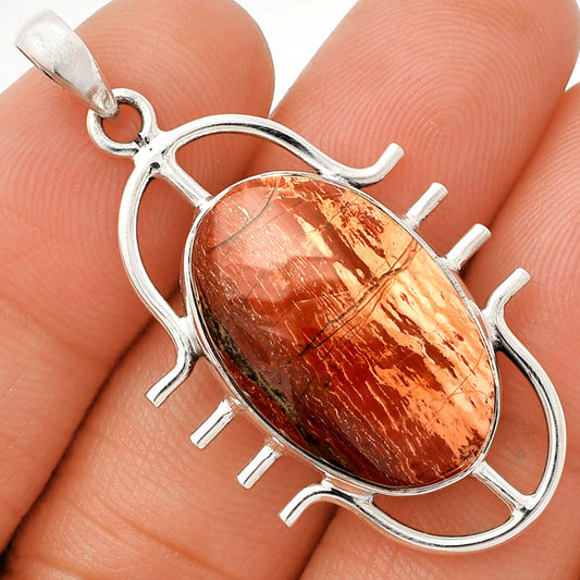 Natural Snake Skin Jasper Pendant P-1271 SDP148347