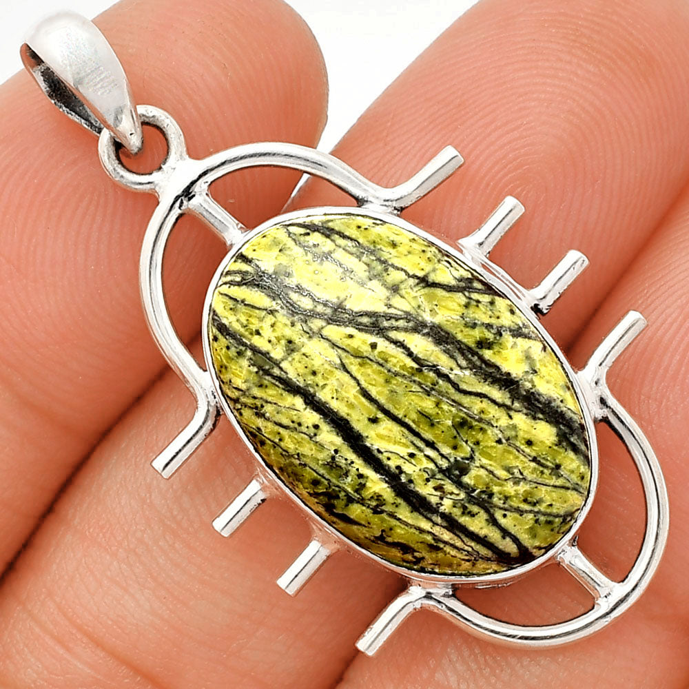 Natural Chrysotile Pendant P-1271 SDP148352