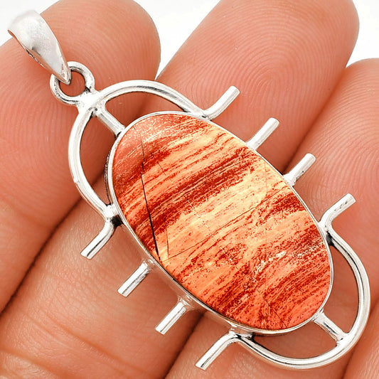 Natural Snake Skin Jasper Pendant P-1271 SDP148357